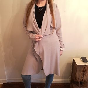 Grey long cardigan